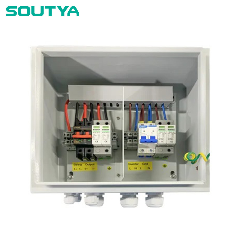 Scatola combinatrice CC+CA 600 V 1000 V 1 In 1 Out Scatola domestica
